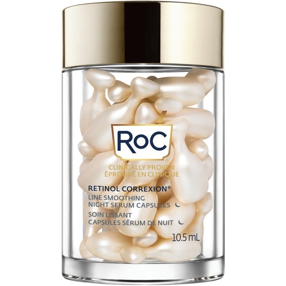 RoC Skincare Retinol Correxion Line Smoothing Night Serum Capsules - Picture 1 of 5